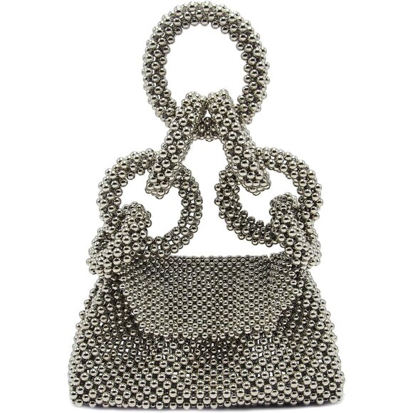 Fashionable Pearl and Beaded Handbag - Chic Addition for Weddings and Parties - Picture 1 of 6